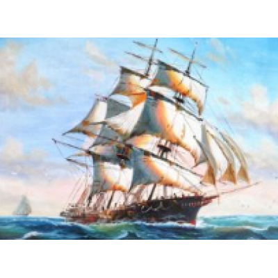  Kit pictura pe numere cu vapoare, DTP4143-35